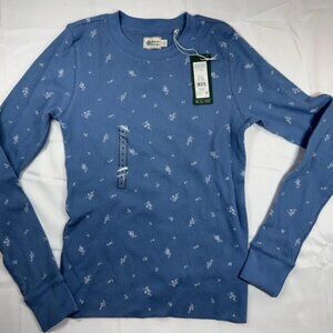 ALPINE DESIGN ' WOMENS ' PEAK WAFFLE LONG SLEEVE ' BASIN BLUE ' SIZE SMALL